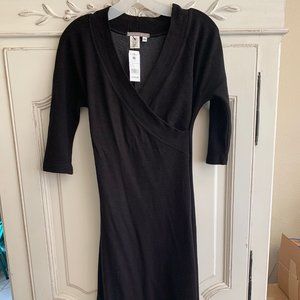 Isabella Bird Black Wrap Dress size XS w/Tags